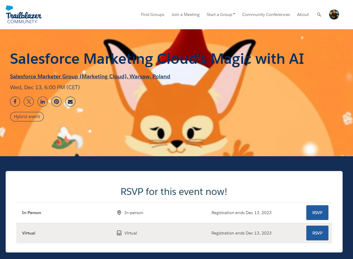 Warsaw Salesforce Marketer Group