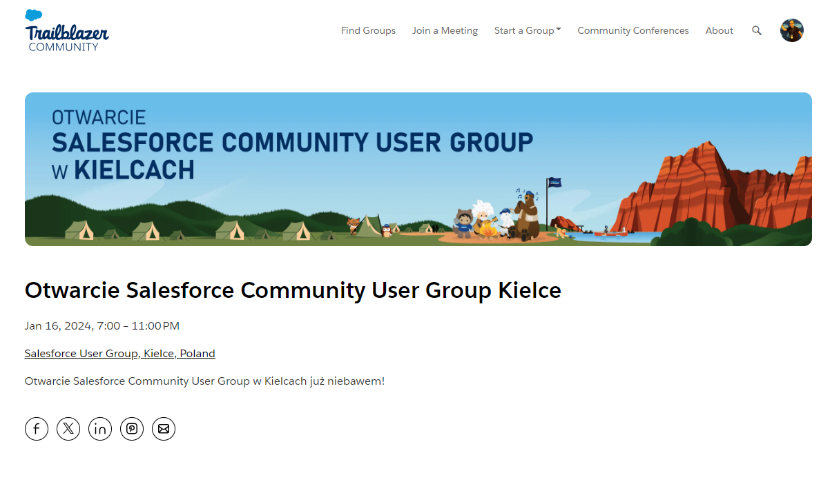 Salesforce User Group, Kielce, Poland