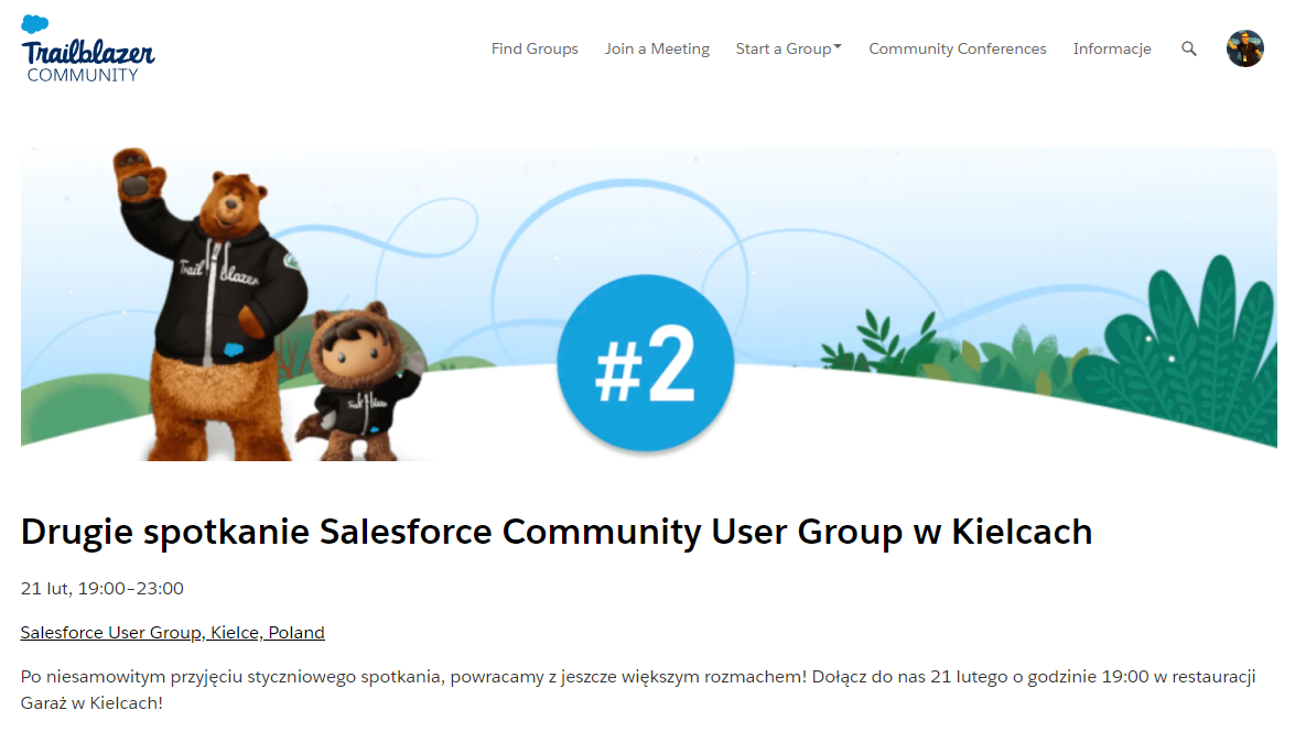 Salesforce User Group, Kielce, Poland