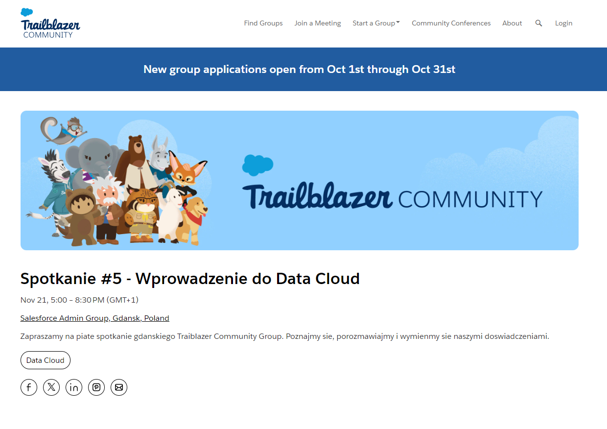 Salesforce Admin Group, Gdansk, Poland