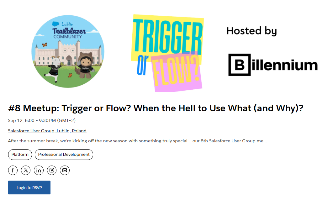 #8 Meetup: Trigger or Flow? When the Hell to Use What (and Why)?